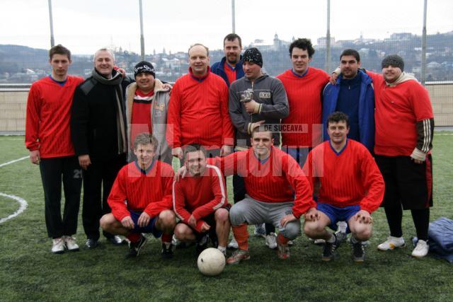 Echipa de fotbal a Partidului Social Democrat din Suceava, câştigătoarea Cupei Presei Iulius Mall