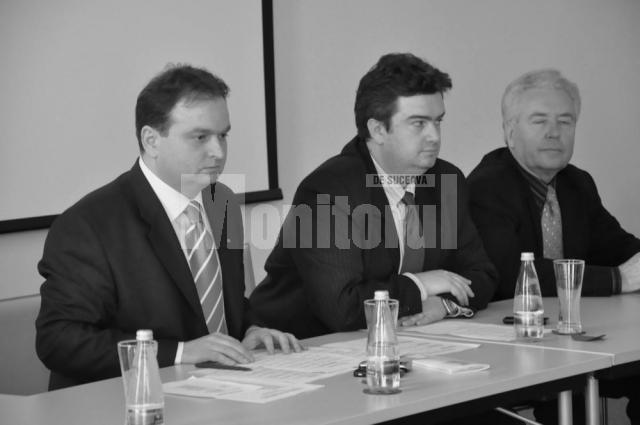 Iulian Băncescu, deputatul Cătălin Nechifor, Mihai Frunză