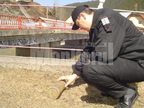 Proiectilul găsit la Cârlibaba