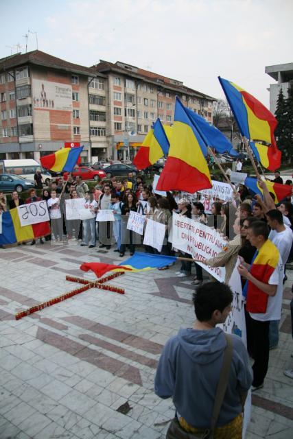 Solidaritate: Basarabenii din Suceava au protestat împotriva regimului comunist din Moldova