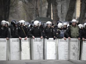 Forţe de ordine. Foto: MEDIAFAX Foto/AFP