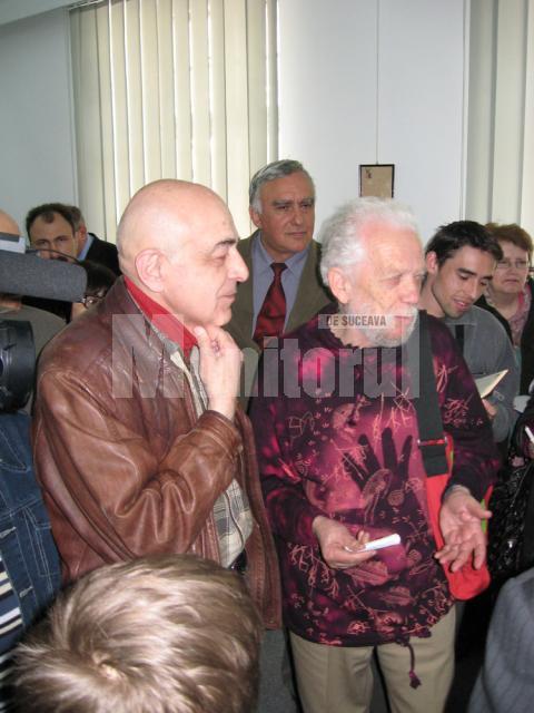 Emanuel Nadler şi colecţionarul Vladimir Pană