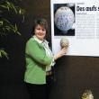 Letitia Orsivschi si oul de strut vandut cu aproape 1700 de franci elvetieni