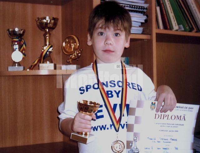 Micuţul Marius Ştefan Mireuţă a obţinut un neaşteptat loc trei la Naţionalele de juniori