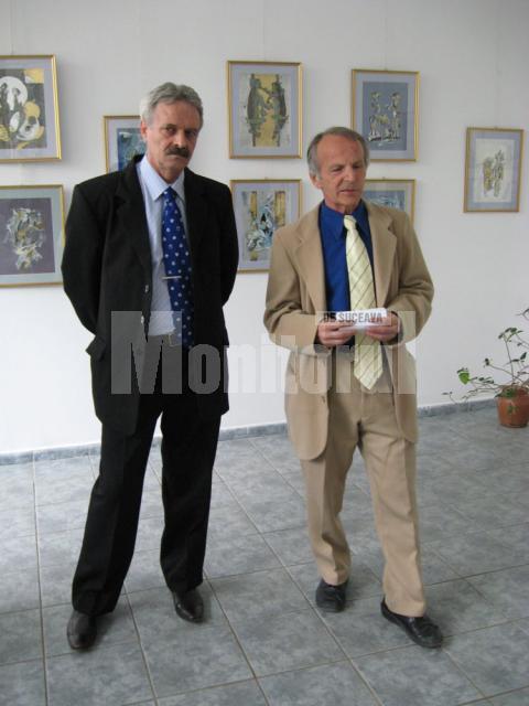 Anghel-Vasile Siminiuc şi poetul Mihai Sultana Vicol