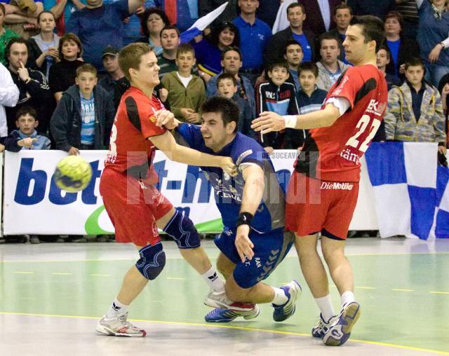 Handbal: Sucevenii au făcut primul pas către finala Challenge Cup