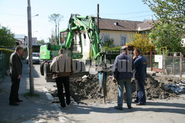 Avarie apărută pe magistrala II de termoficare a municipiului Suceava