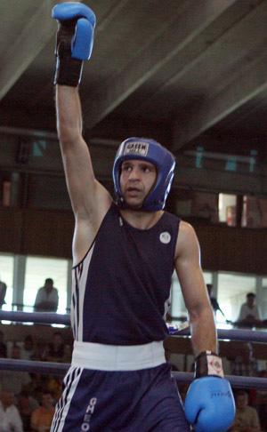 Pugilistul Ionuţ Gheorghe a fost singurul medaliat al României la Jocurile Olimpice de la Atena din 2004, în proba de box. Foto: MEDIAFAX
