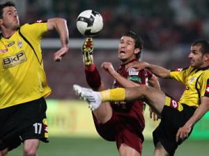 Formaţia CFR Cluj s-a impus în faţa echipei FC Timişoara cu scorul de 2-0. Foto: MEDIAFX