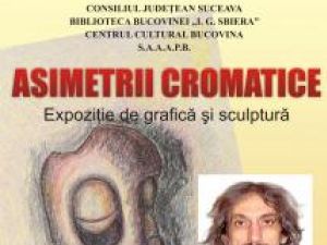 Artă: „Asimetrii cromatice” la Biblioteca Bucovinei “I.G. Sbiera”
