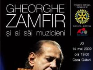Afiş concert Gheorghe Zamfir