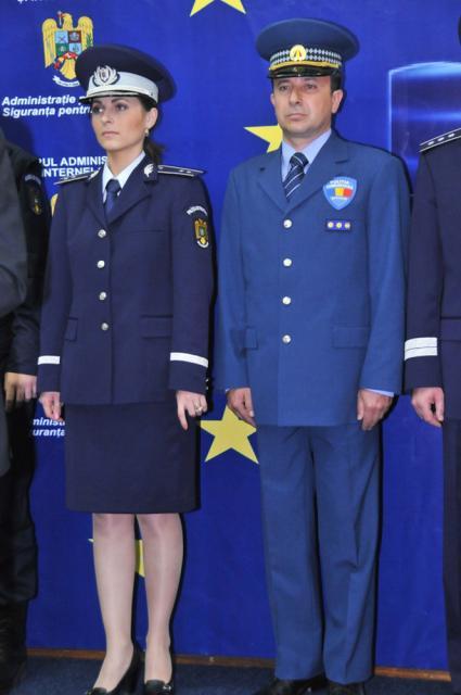 Noile uniforme pentru angajatii din Ministerul de Interne