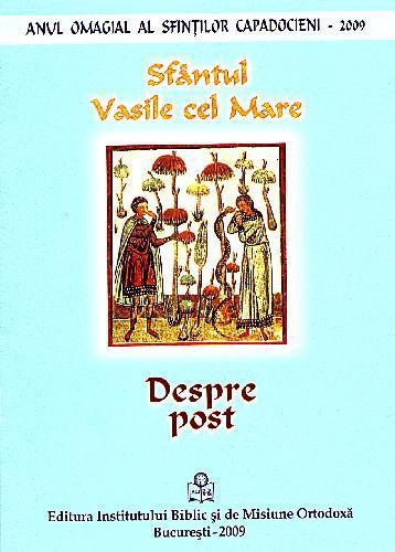 Cartea „Despre Post” a Sfântului Vasile cel Mare