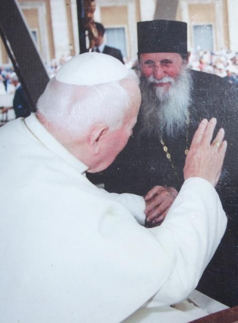 ÎPS Pimen, Arhiepiscopul Sucevei şi Rădăuţilor şi Papa Ioan Paul al II-lea