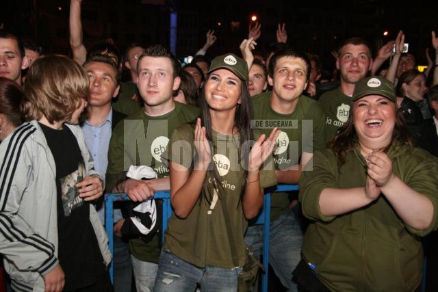 Elena Băsescu a urmărit concertul din mijlocul publicului