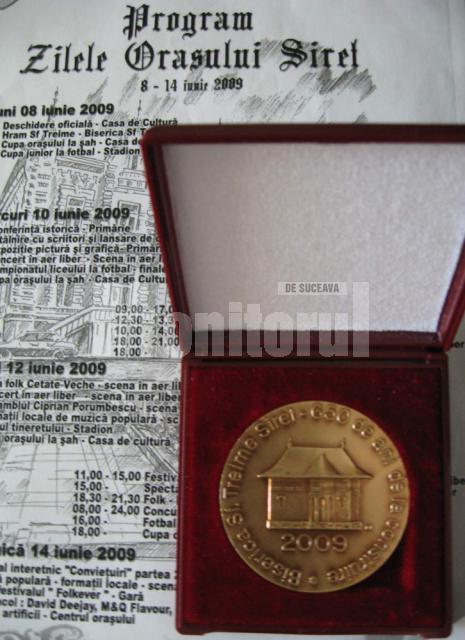 Medalia jubiliară realizată la Monetăria Statului