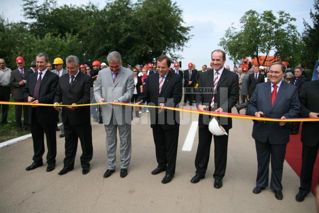 La Suceava,: Videanu a inaugurat prima „autostradă electrică” din România, construită de Transelectrica
