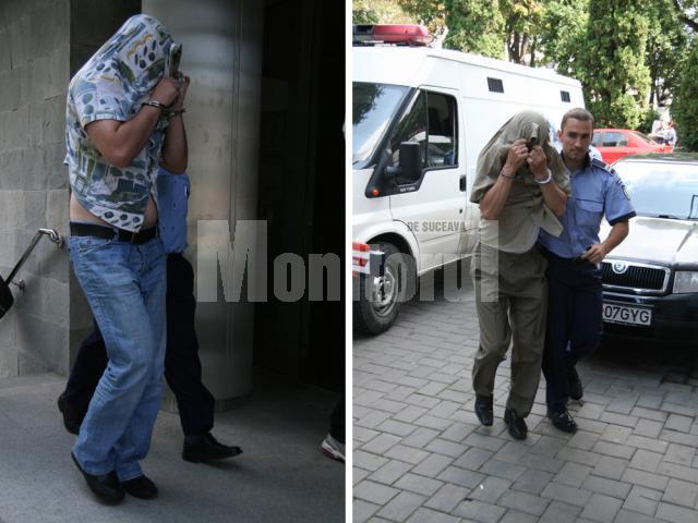 Agenţii Daniel Cristian Jitari (34 de ani) şi Toader Olari (53 de ani) au fost arestaţi preventiv