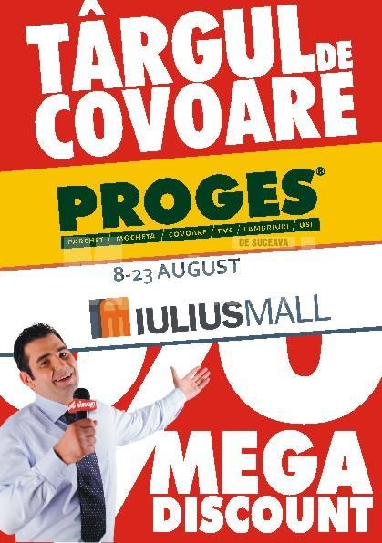 8-23 august: Primul Târg de covoare „Proges”, la Iulius Mall