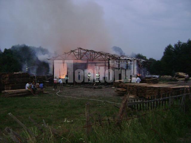 Incendiul de la SC Charm Wood SRL Râşca, administrată de cetăţeanul coreean Yoon Chun-Sik