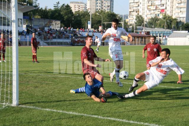 Meciul de ieri dintre Rapid şi FC Botoşani a fost deosebit de spectaculos