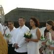 Moment festiv: Adriana Pădureţ s-a căsătorit la ţărmul mării