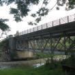 Pod metalic şi canton, construite de italieni la Mălini