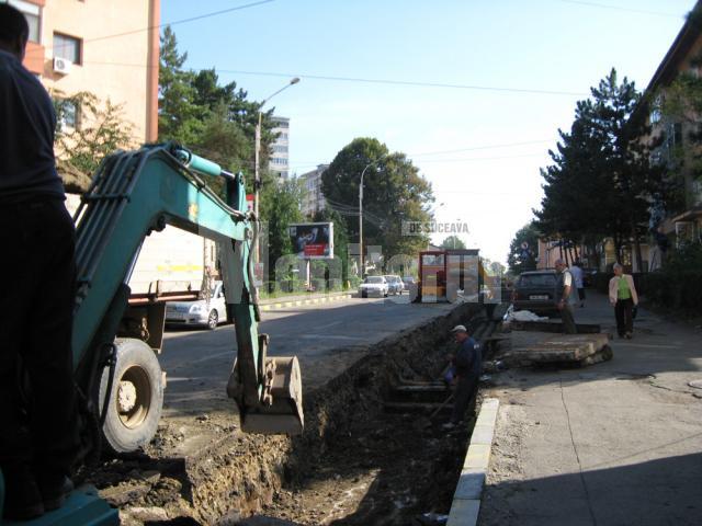 Strada Mihai Viteazul, închisă pentru lucrări de termoficare