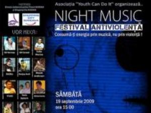 Sfârşitul săptămânii: „Night Music -  Festivalul Antiviolenţă”, la Shopping City