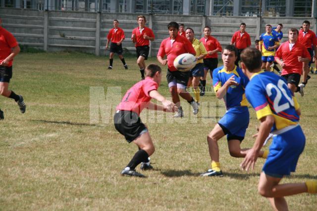 Rugby: Juniorii suceveni au jucat în deschiderea finalei campionatului de seniori