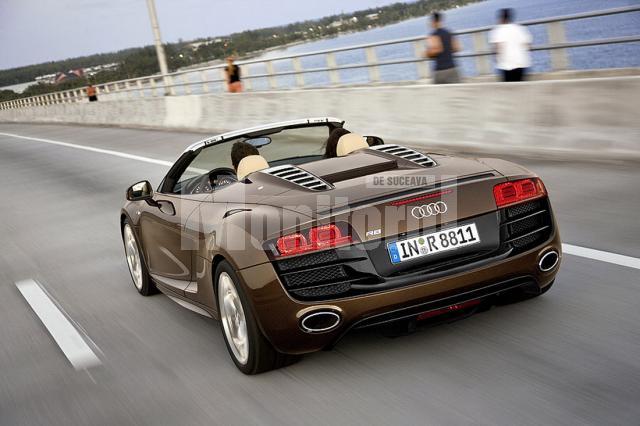 Audi R8 Syder, fantastica decapotabila germană cu motor de Lamborghini