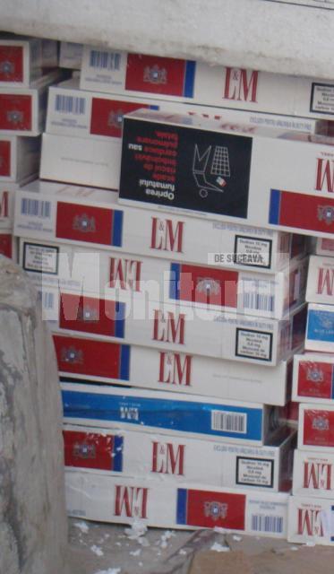 La sfârşitul săptămânii trecute, poliţiştii au interceptat trei transporturi cu ţigări de contrabandă