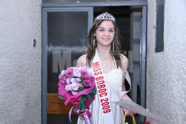 Maria Uţică, Miss Boboc 2009