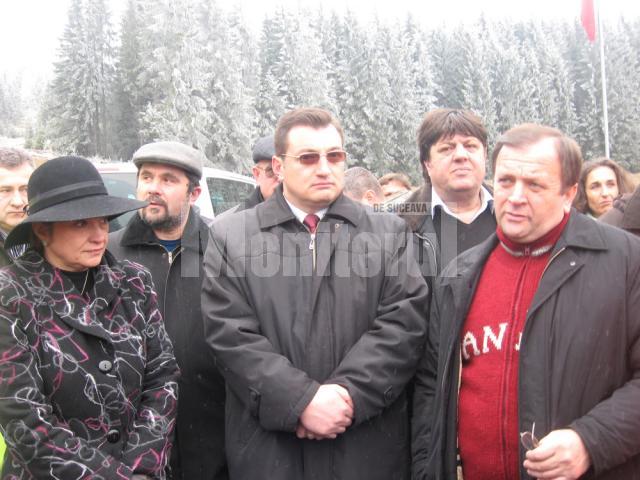 Gheorghe Flutur, prezent la recepţionarea tronsonul din Drumul Naţional 17 dintre Sadova şi Iacobeni
