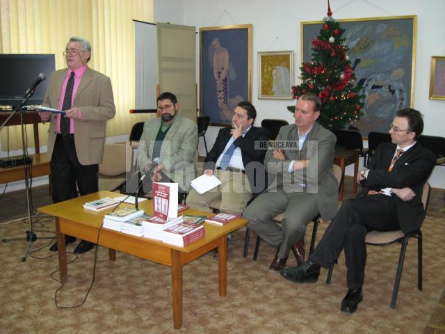 Lansare de carte - Vasile I. Schipor, autorul Dan Camer, Vlad Gafita, Sorin Burlacu si Gabriel Carabus