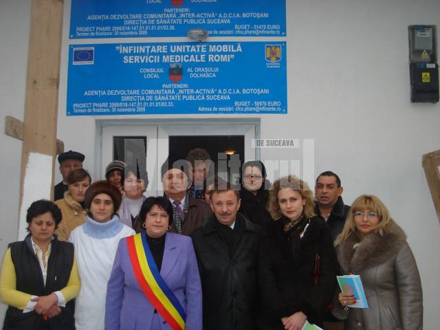 La Gulia-Dolhasca a fost inaugurat un centru medical pentru romi