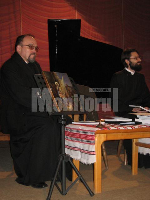 Vasile M. Demciuc si Justinian Cojocar, cei doi autori ai Monografiei Bisericii Sf. Dumitru din Suceava