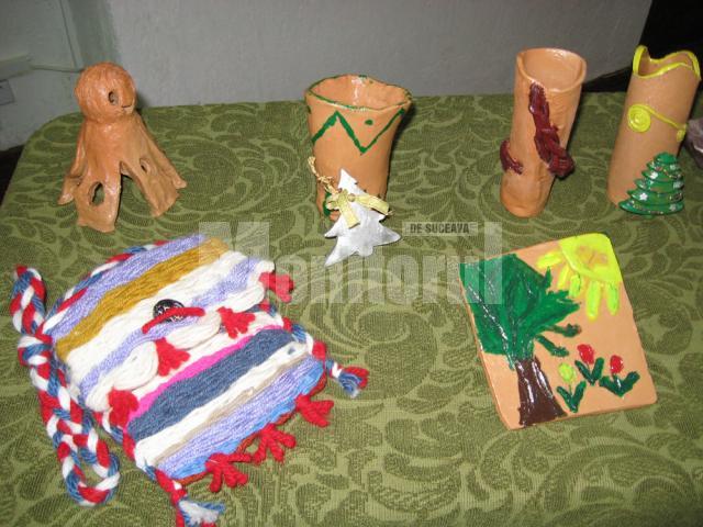 Ceramica si traistute realizate de copiii de la Blijdorp Suceava