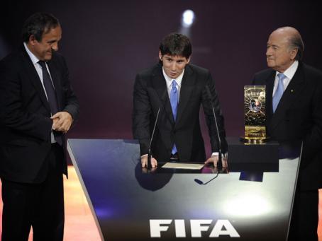 Lionel Messi este primul argentinian care primeşte această distincţie. Foto: MEDIAFAX
