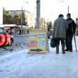Creşterea şi apoi scăderea temperaturilor a transformat trotuarele municipiului Suceava în patinoare naturale