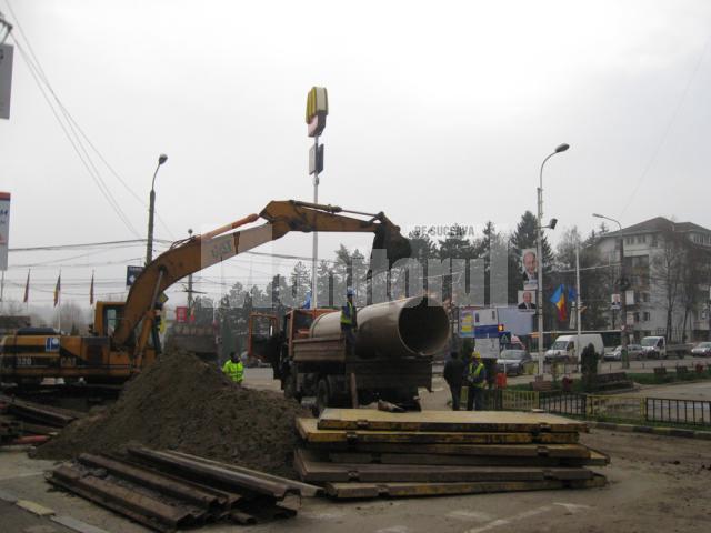 Strada Nicolae Bălcescu va fi închisă din nou pe porţiunea cuprinsă între intersecţiile cu Ana Ipătescu şi Ştefan cel Mare