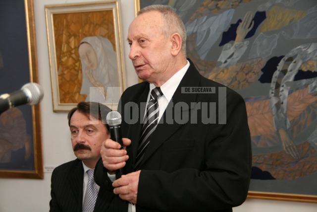Vasile Pînzariu la aniversarea de la Biblioteca Bucovinei I.G. Sbiera