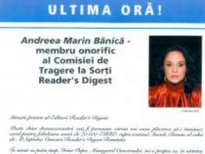 Andreea Marin Bănică a recunoscut că fluturaşul cu mesajul ei a fost distribuit cu acceptul ei