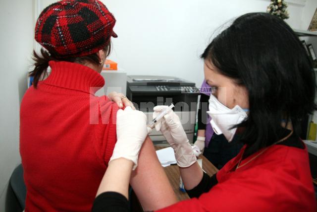 Statistică DSP: 3.457 de suceveni s-au vaccinat în ultima săptămână împotriva gripei noi