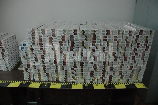 Poliţiştii au confiscat zilnic sute sau mii de pachete de ţigări de contrabandă