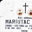 Suceveanul Ioan Mariuţac odihneşte în cimitirul din Milişăuţi, sub un monument de marmură albă