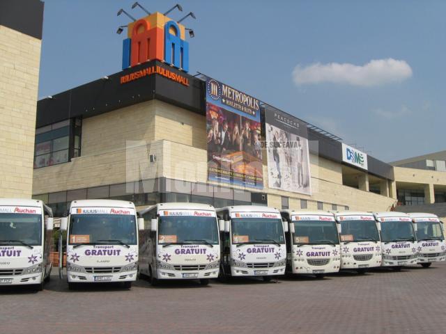 Pentru protecţia TPL: Primăria Suceava interzice transportul gratuit cu autobuzele spre Iulius Mall şi Real