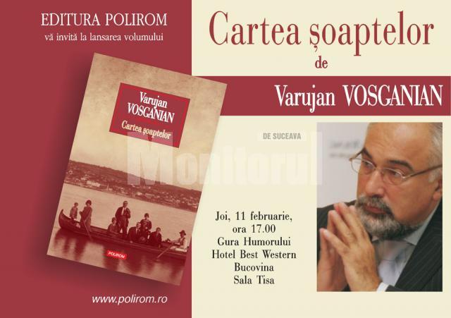 Lansare „Cartea şoaptelor” de Varujan Vosganian