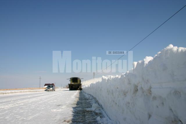 Nici municipiul Suceava nu a fost scutit de probleme din cauza ninsorii