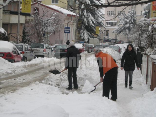 Probleme: Suceava, un oraş sufocat de zăpadă